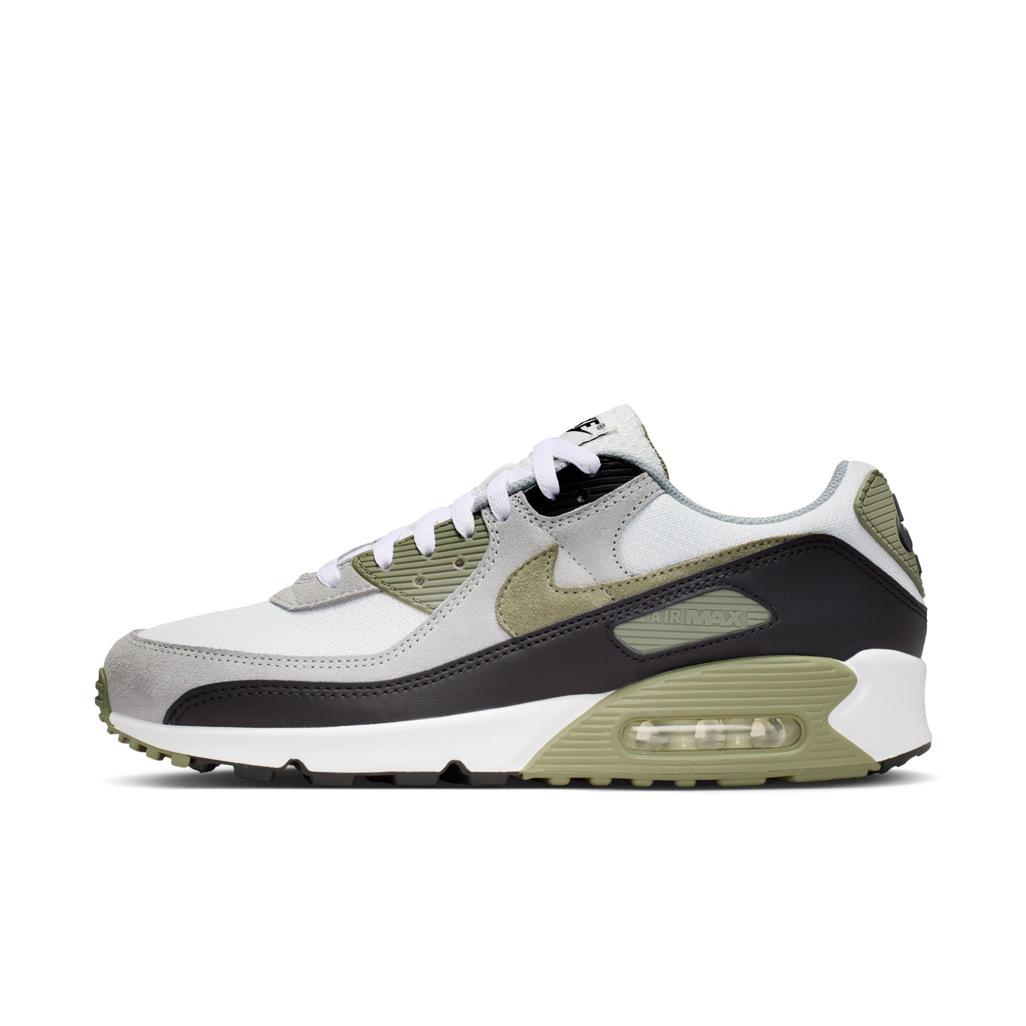 Men's Nike Air Max 90 - SUMMIT WHITE/SILVER SAGE-LIGHT PUMICE