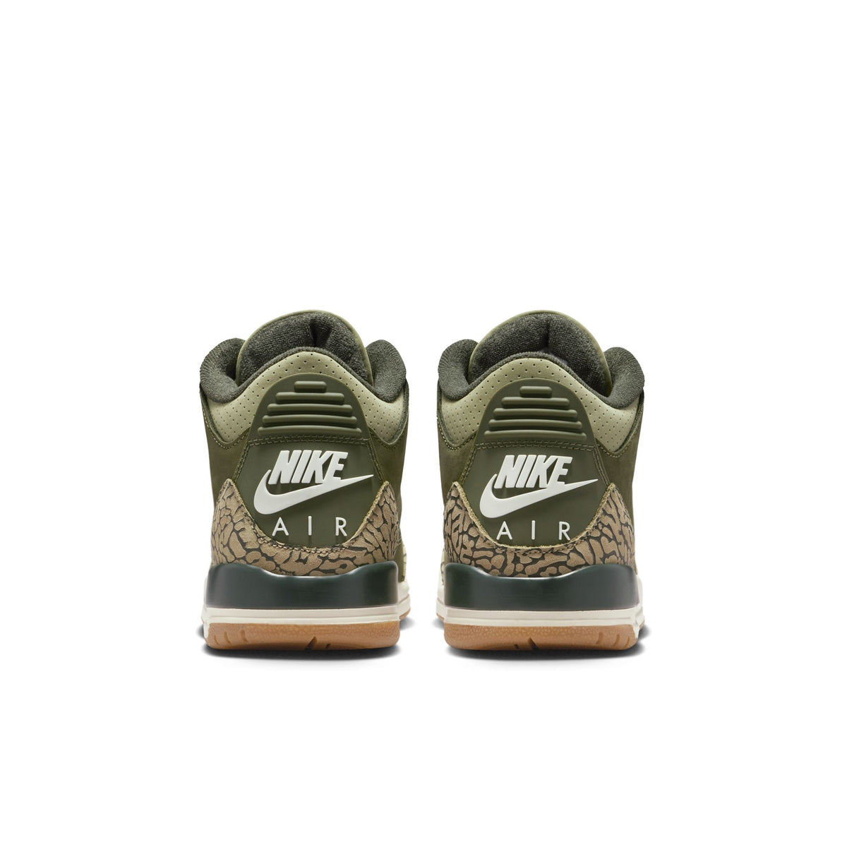 GS Air Jordan 3 Retro &quot;Family Affair&quot; - MEDIUM OLIVE/SEQUOIA-NEUTRAL OLIVE-SAIL