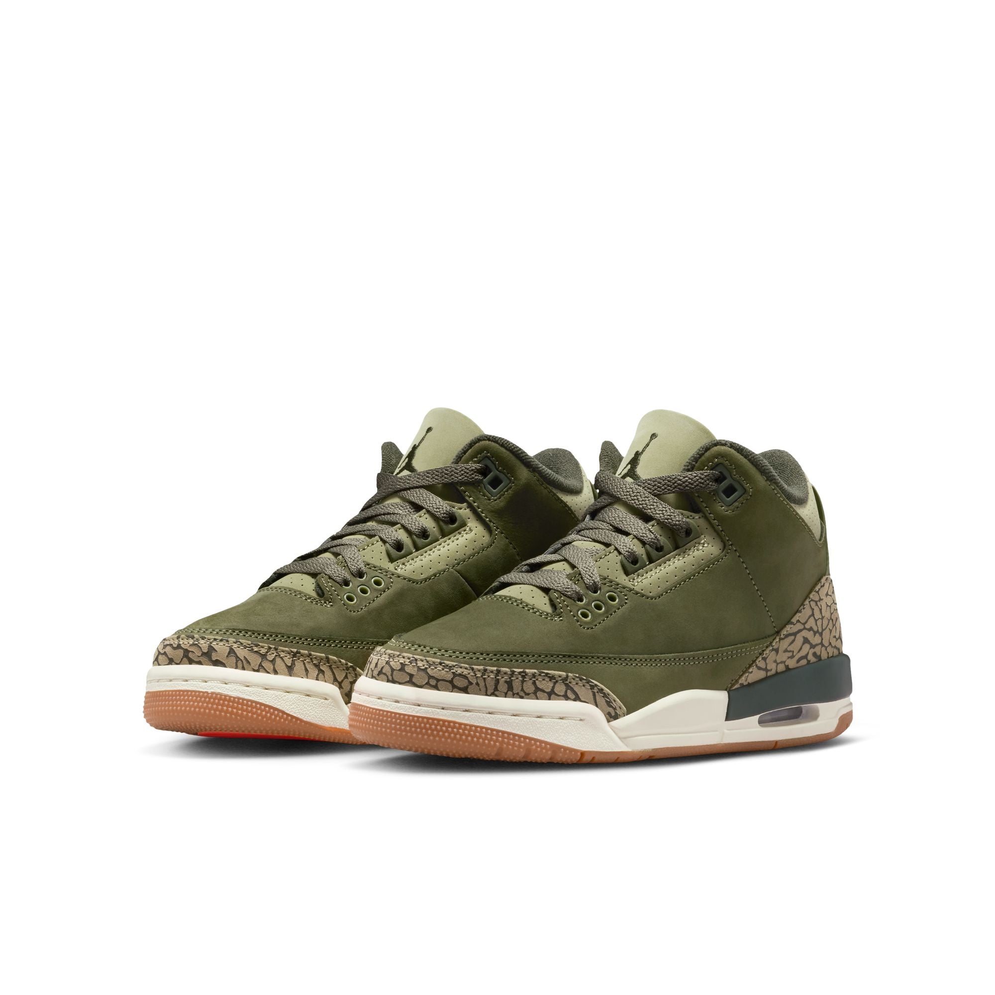 GS Air Jordan 3 Retro "Family Affair" - MEDIUM OLIVE/SEQUOIA-NEUTRAL OLIVE-SAIL