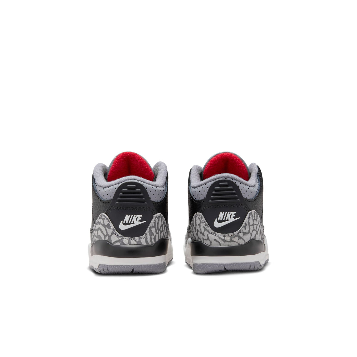 Toddler Air Jordan 3 Retro &quot;Black Cement&quot; - BLACK/FIRE RED-CEMENT GREY-SUMMIT WHITE