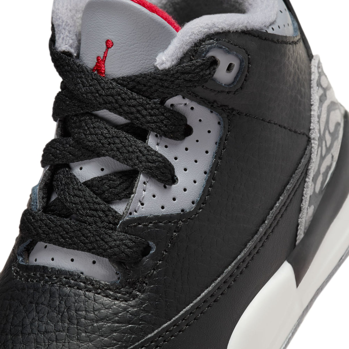 Toddler Air Jordan 3 Retro &quot;Black Cement&quot; - BLACK/FIRE RED-CEMENT GREY-SUMMIT WHITE