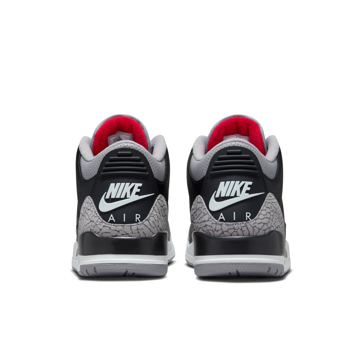 Men&#39;s Air Jordan 3 Retro &quot;Black Cement&quot; - BLACK/FIRE RED-CEMENT GREY-SUMMIT WHITE