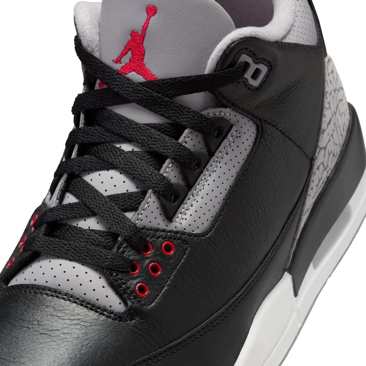 Men&#39;s Air Jordan 3 Retro &quot;Black Cement&quot; - BLACK/FIRE RED-CEMENT GREY-SUMMIT WHITE