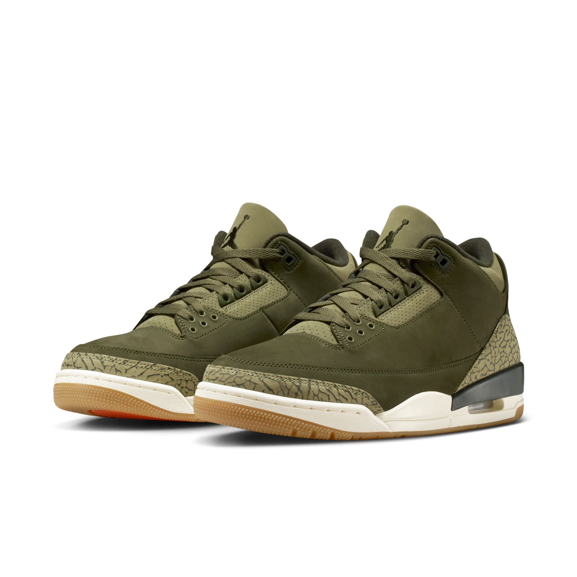 Men's Air Jordan 3 Retro "Family Affair" - MEDIUM OLIVE/SEQUOIA-NEUTRAL OLIVE-SAIL