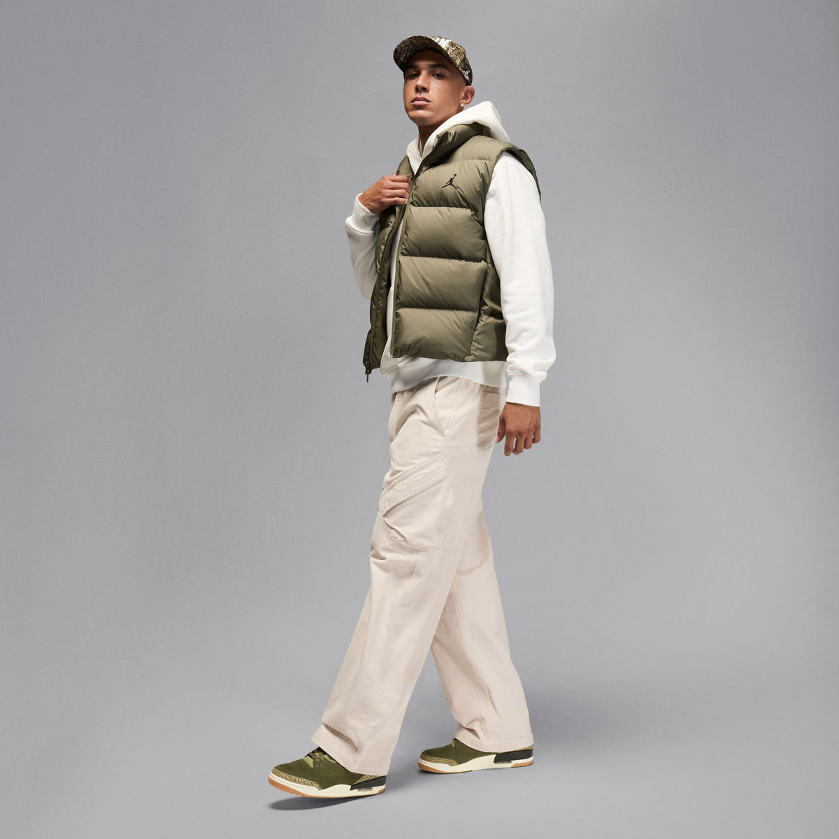 Men&#39;s Air Jordan 3 Retro &quot;Family Affair&quot; - MEDIUM OLIVE/SEQUOIA-NEUTRAL OLIVE-SAIL