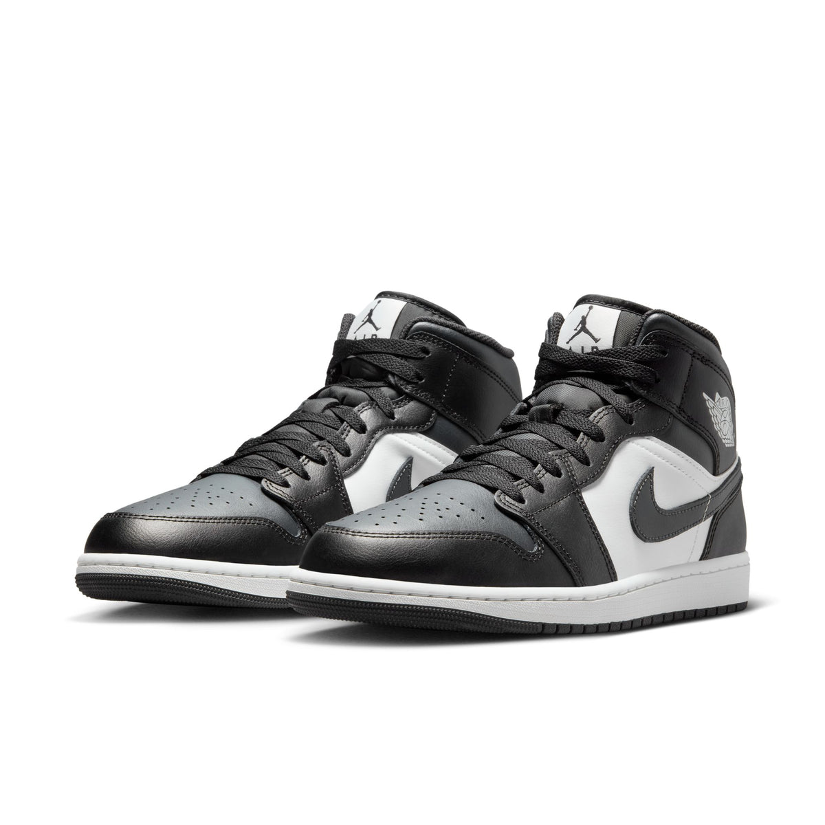 Men&#39;s Air Jordan 1 Mid- BLACK/OFF NOIR-SUMMIT WHITE