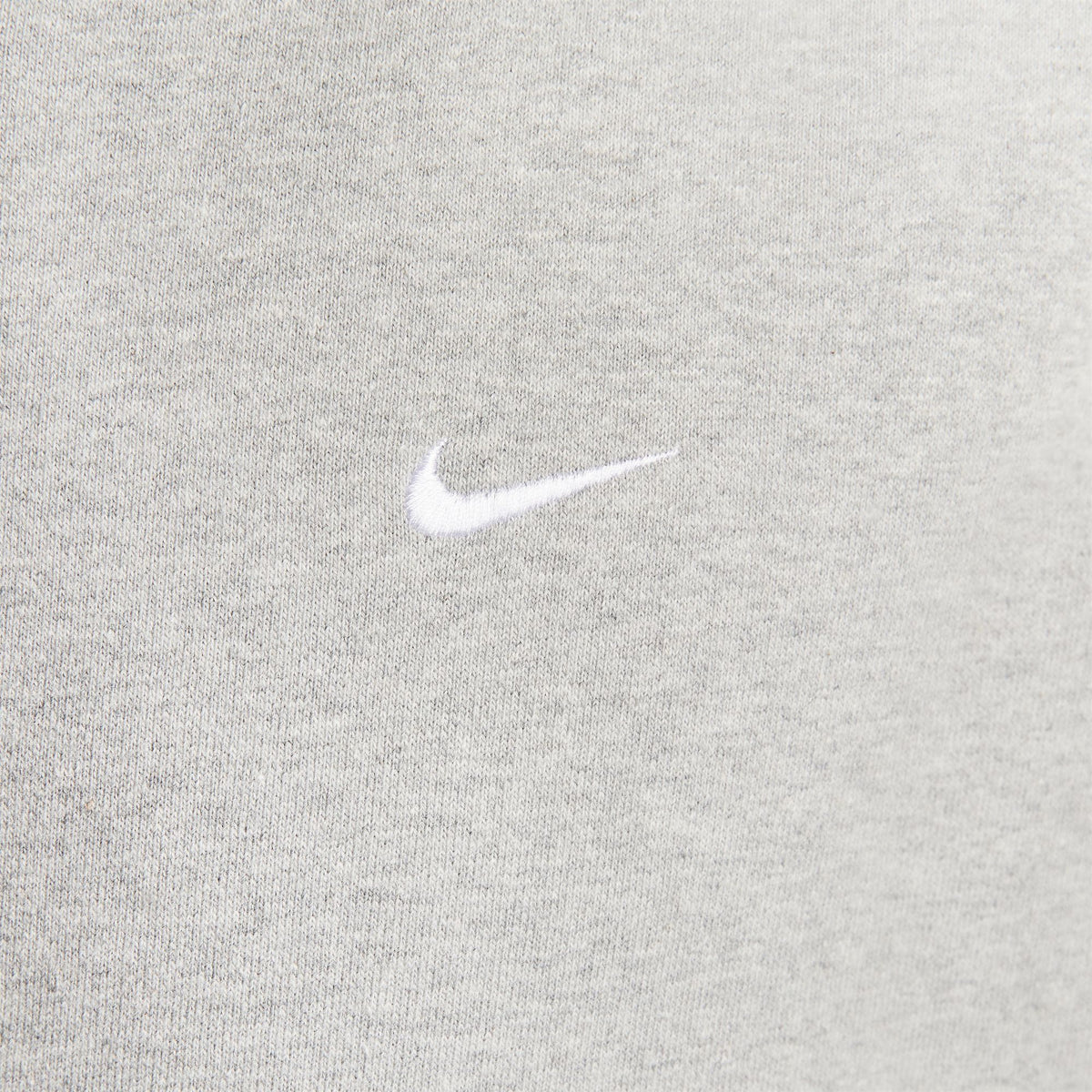 Nike Solo Swoosh
 Hoodie - DK GREY HEATHER/WHITE