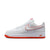 Men's Nike Air Force 1'07- WHITE/WHITE-PICANTE RED