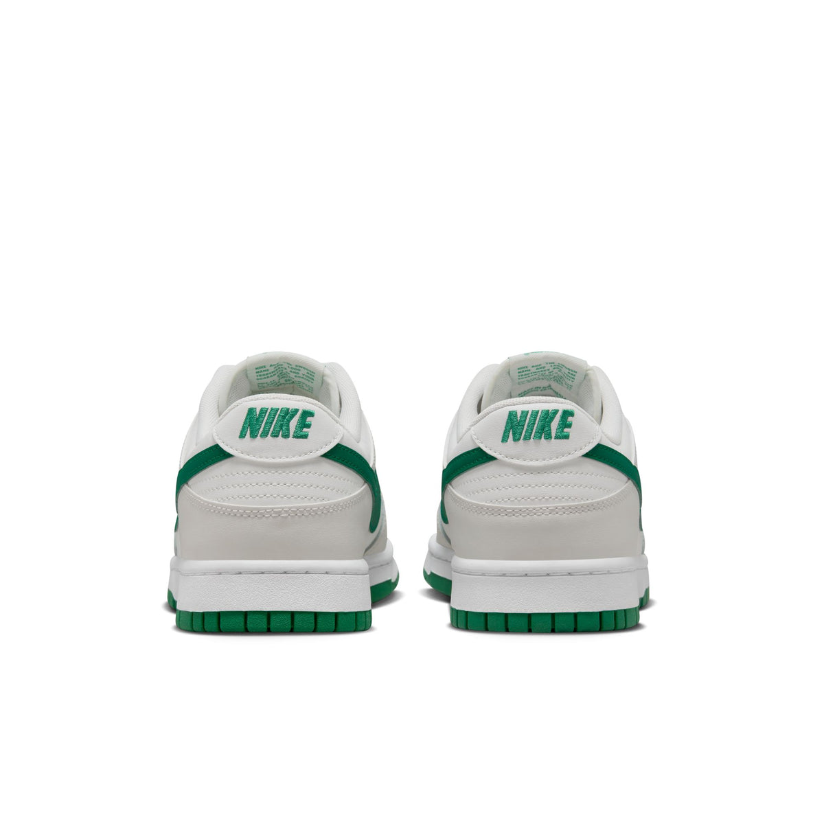 Men&#39;s Nike Dunk Low Retro- SUMMIT WHITE/MALACHITE-PLATINUM TINT