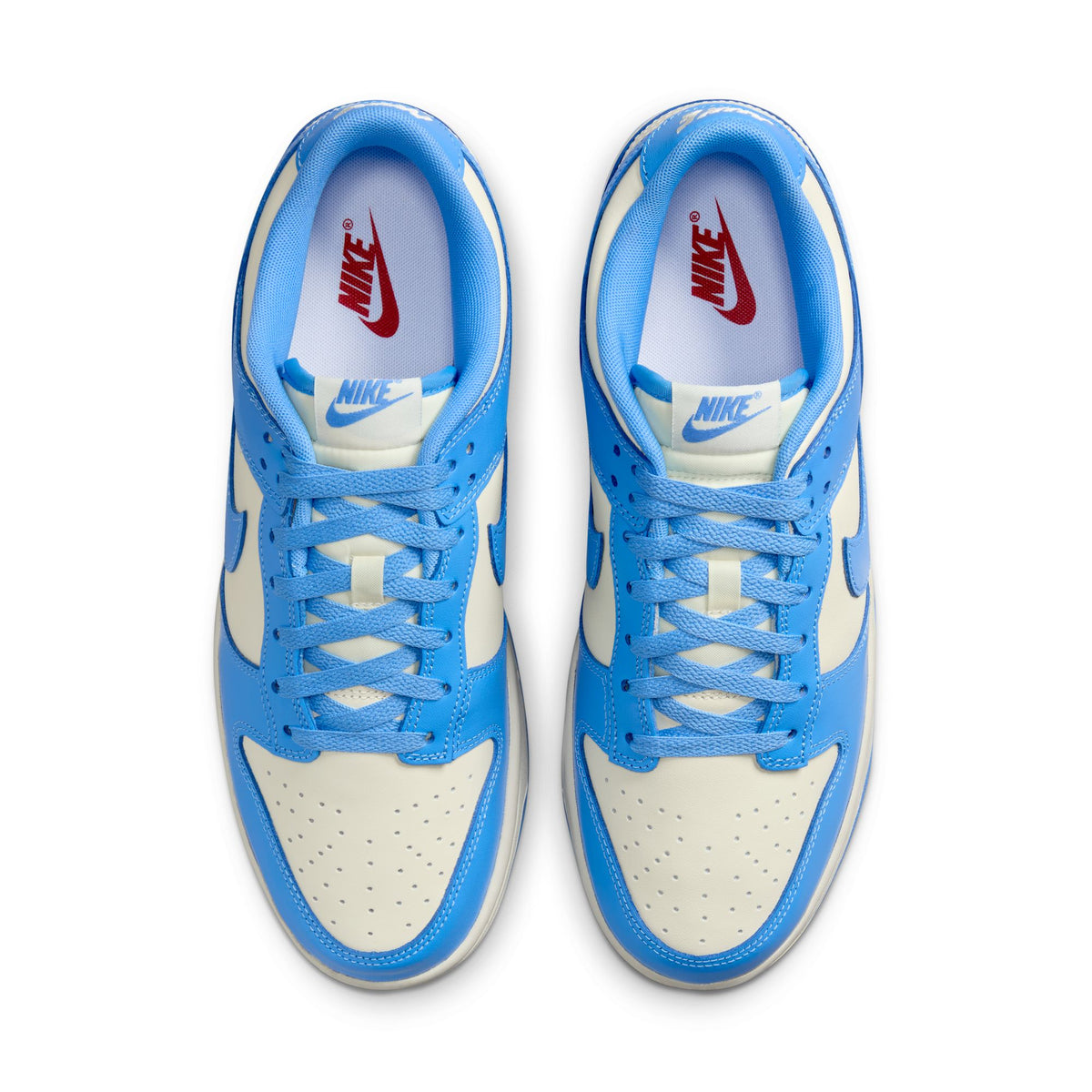 Men&#39;s Nike Dunk Low Retro - COCONUT MILK/UNIVERSITY BLUE-GYM RED