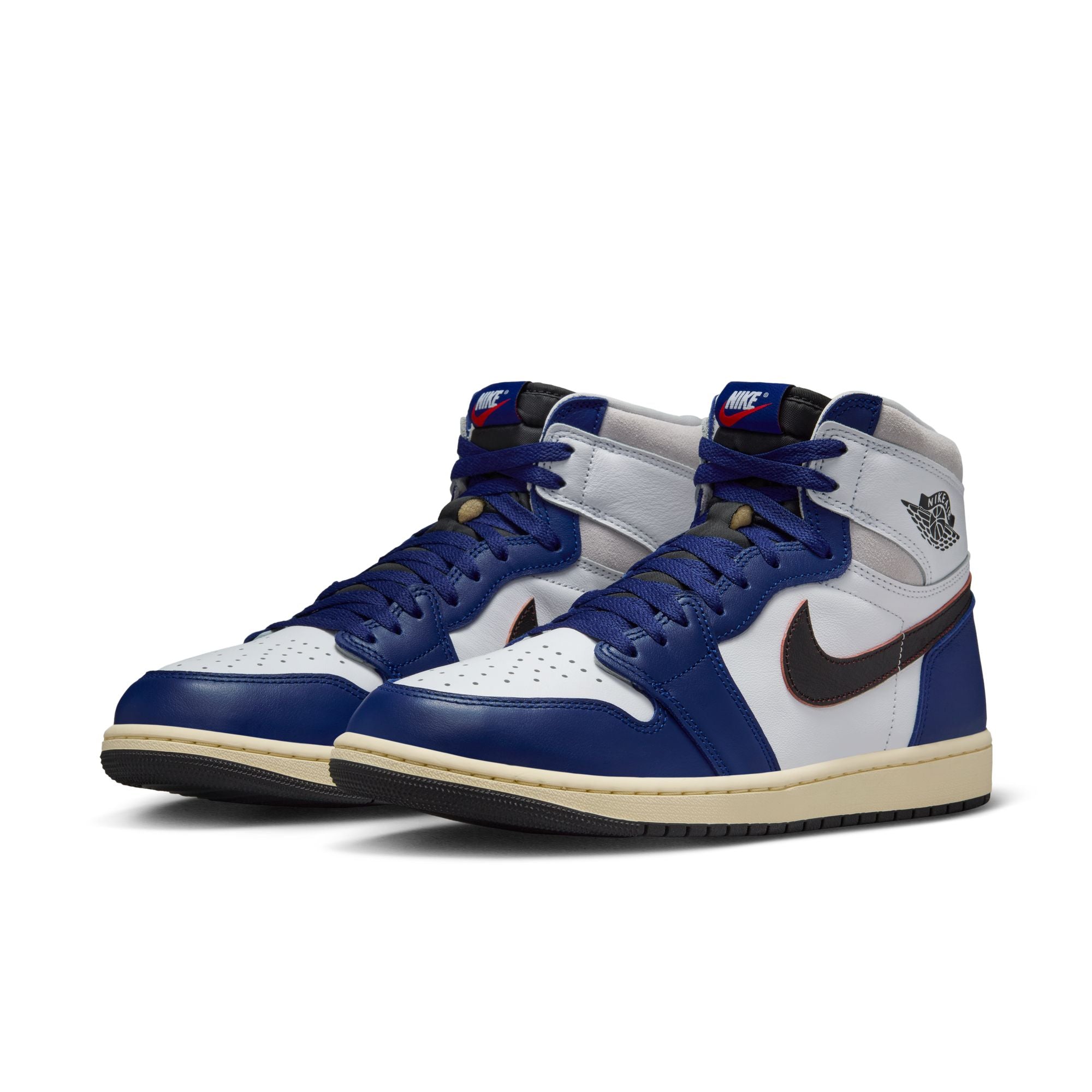 Men's Air Jordan 1 High OG - WHITE/BLACK-NEUTRAL GREY-DEEP ROYAL BLUE