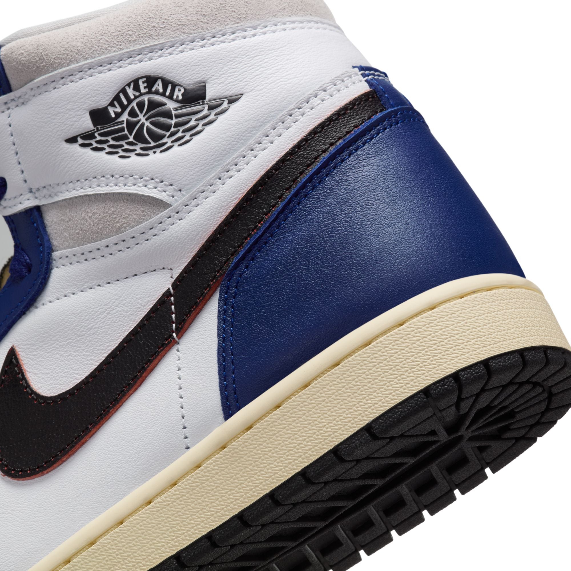 Men's Air Jordan 1 High OG - WHITE/BLACK-NEUTRAL GREY-DEEP ROYAL BLUE
