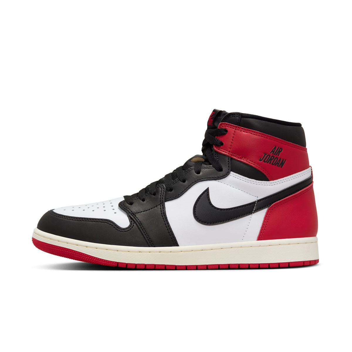 Men&#39;s Air Jordan 1 Retro High OG &quot;Black Toe&quot; - WHITE/BLACK-VARSITY RED-SAIL