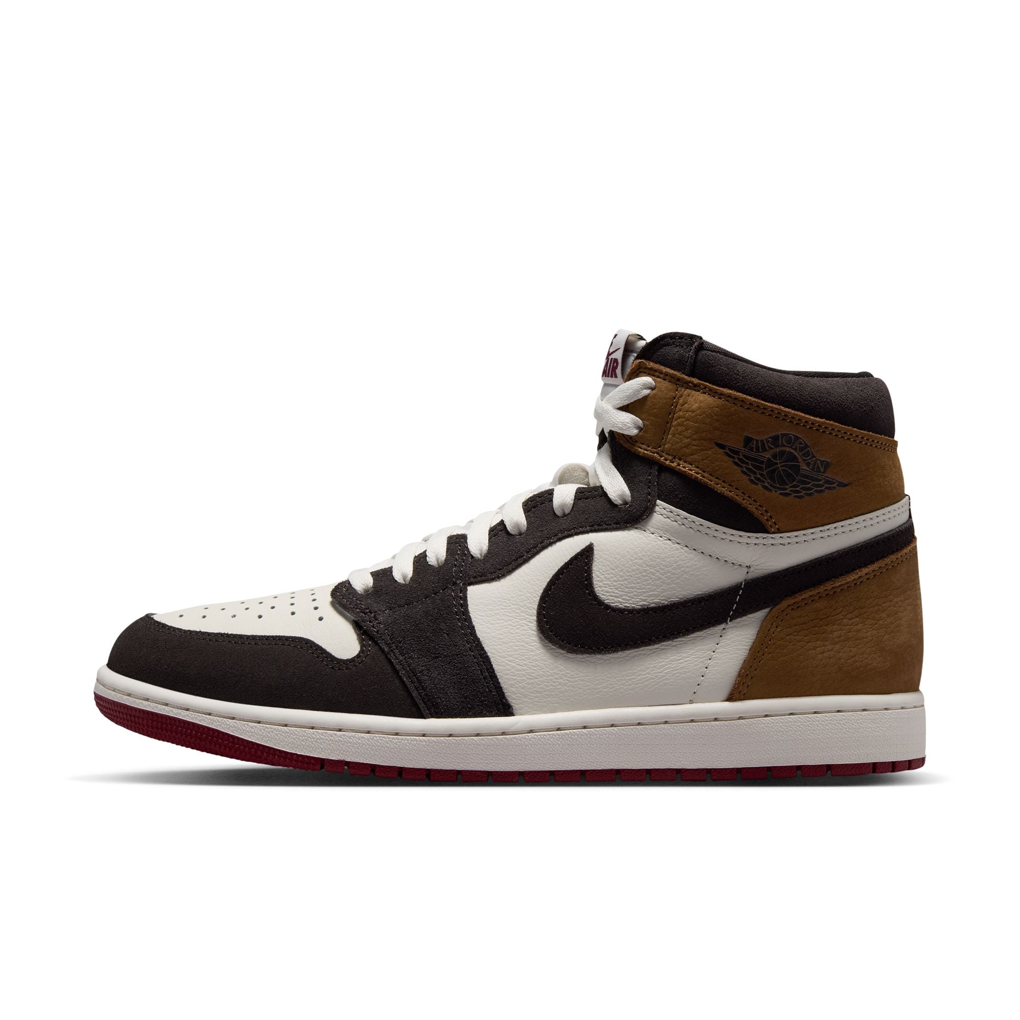 Men's Air Jordan 1 Retro High OG "Love Letter" - SHADOW BROWN/TEAM RED-LT BRITISH TAN
