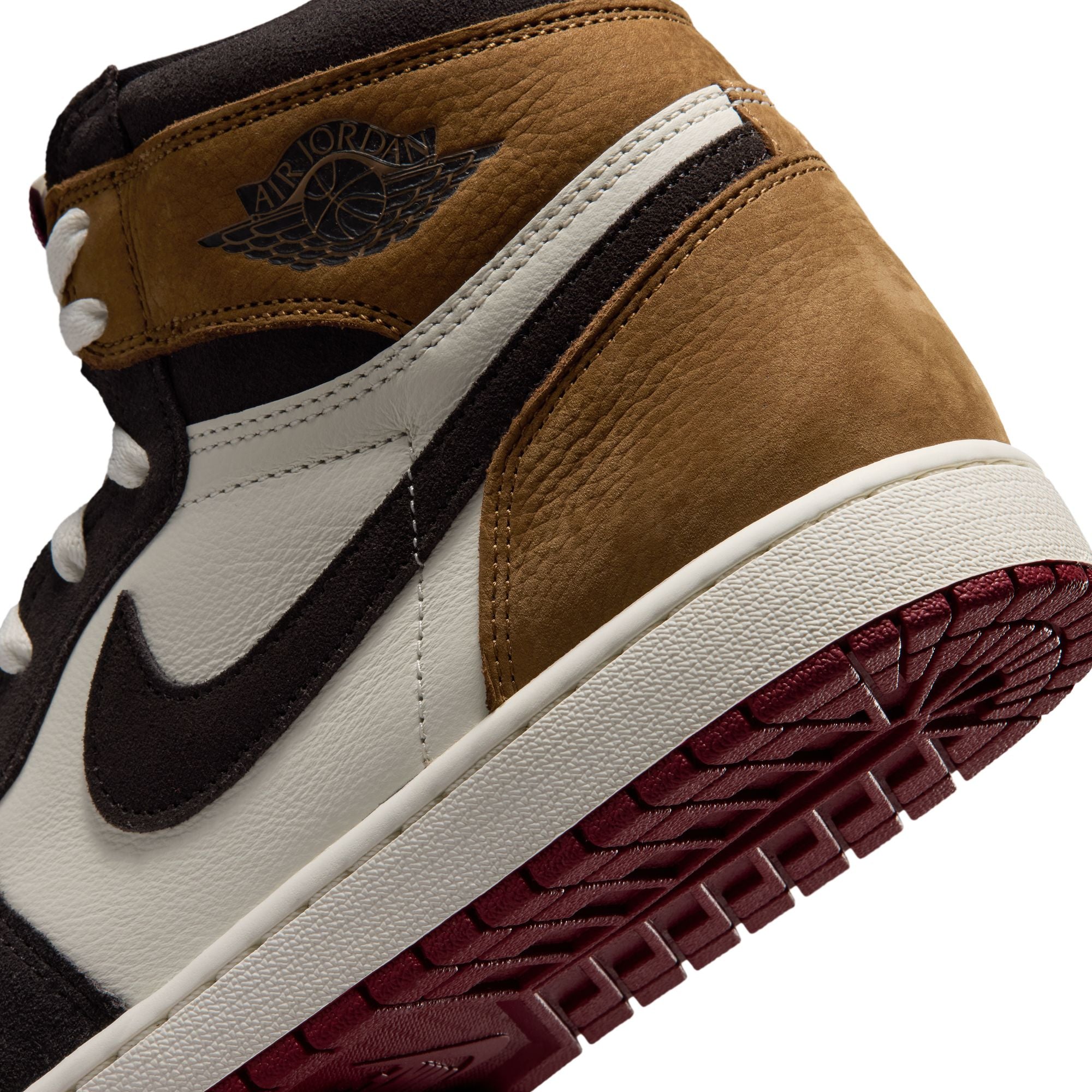 Men's Air Jordan 1 Retro High OG "Love Letter" - SHADOW BROWN/TEAM RED-LT BRITISH TAN