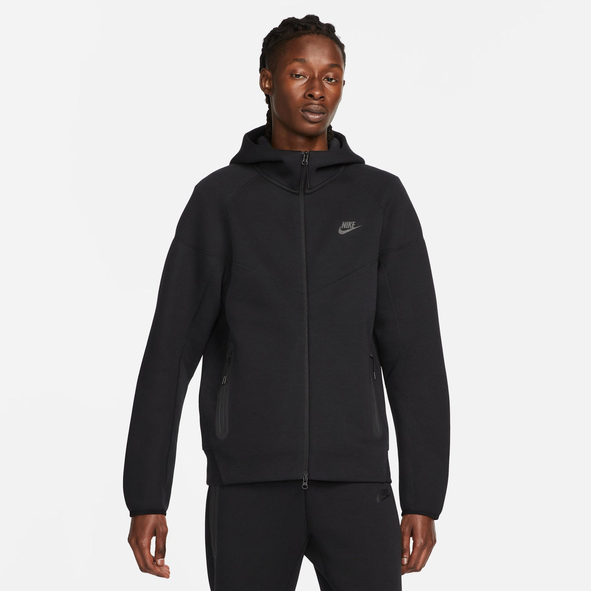 Men&#39;s Nike Sportswear Tech Fleece Windrunner - BLACK/BLACK