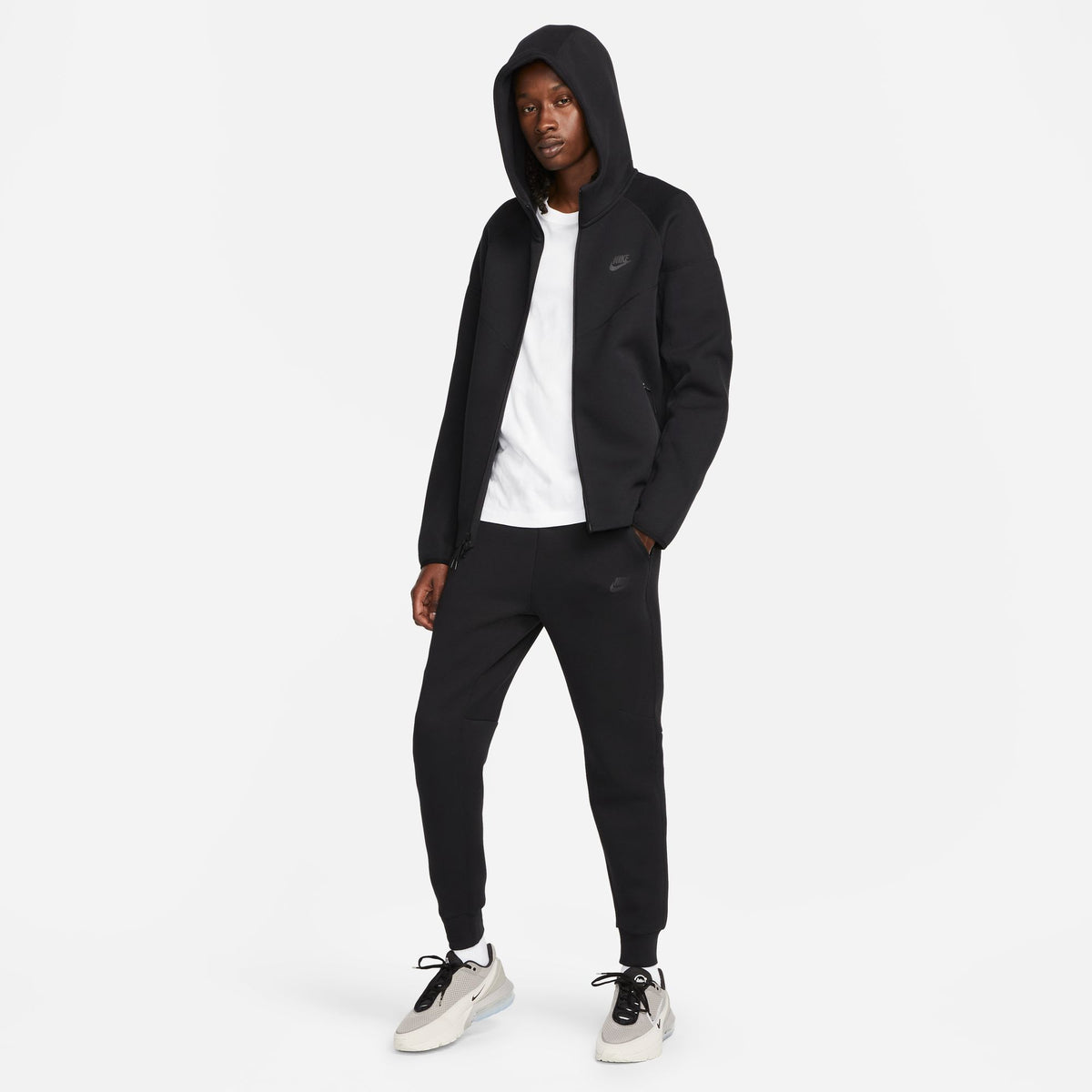 Men&#39;s Nike Sportswear Tech Fleece Windrunner - BLACK/BLACK