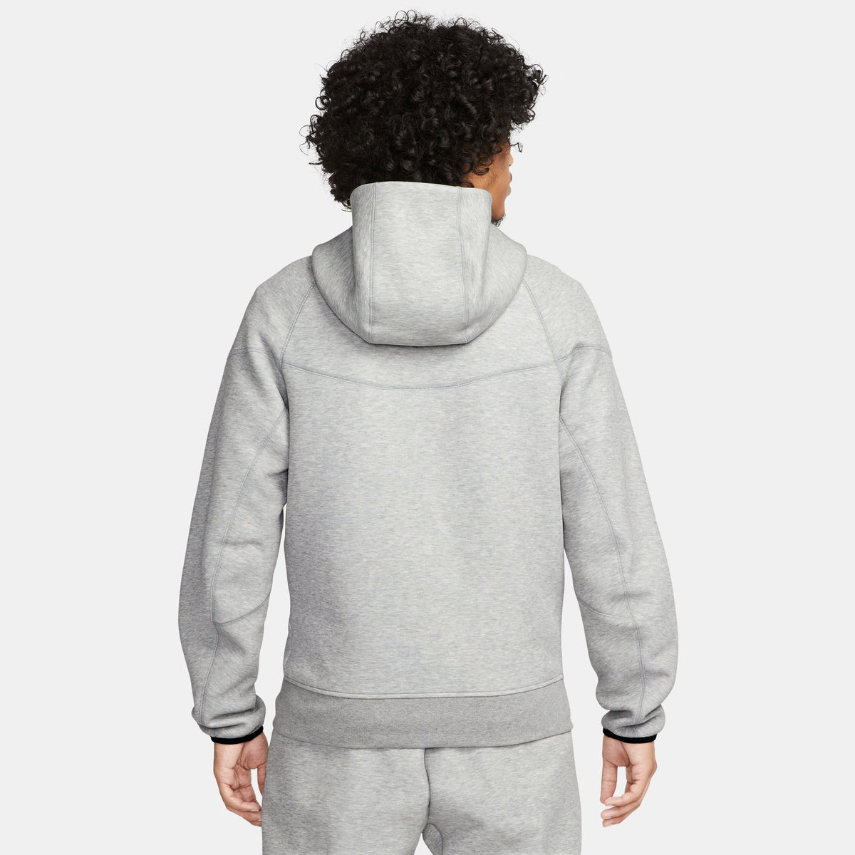 Men&#39;s Nike Sportswear Tech Fleece Windrunner -DK GREY HEATHER/BLACK