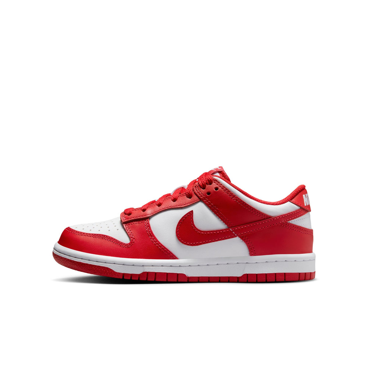 Nike Dunk Low (GS) - WHITE/UNIVERSITY RED