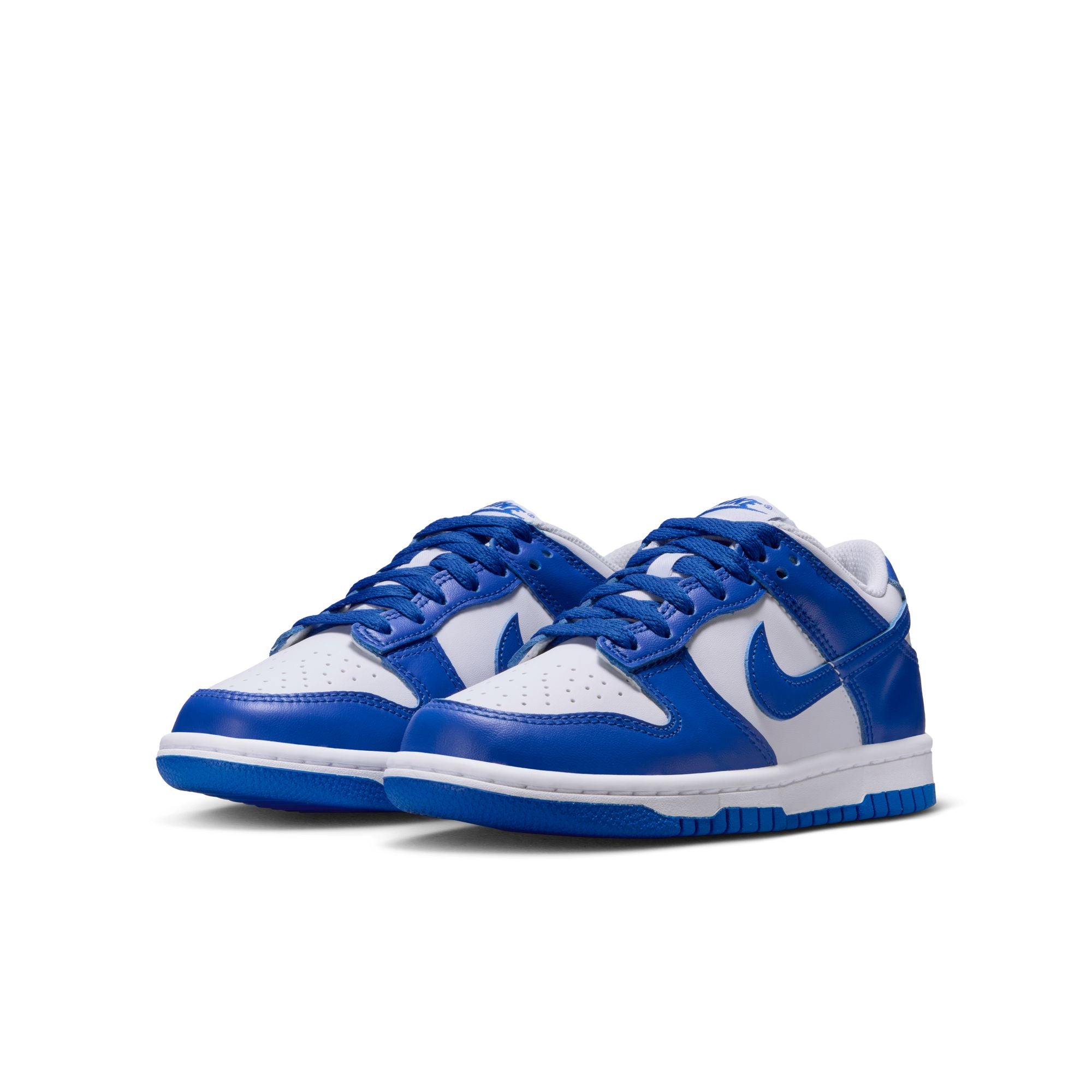 Nike Dunk Low (GS) - WHITE/HYPER ROYAL-HYPER ROYAL