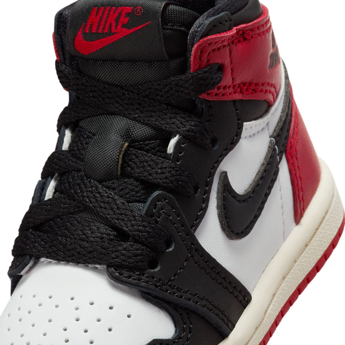 Toddler Air Jordan 1 Retro High OG &quot;Black Toe&quot; - WHITE/BLACK-VARSITY RED-SAIL