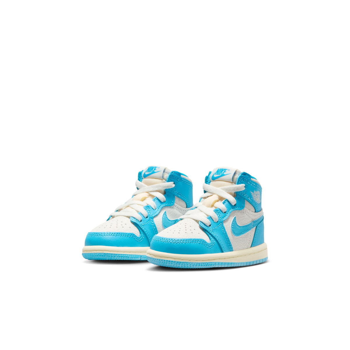Toddler&#39;s Air Jordan 1 Retro High OG &quot;UNC Reimagined&quot; - DK POWDER BLUE/DK POWDER BLUE-SAIL