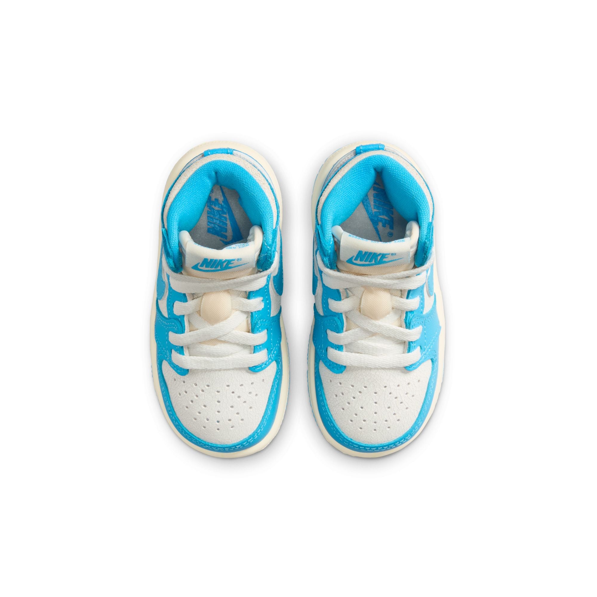 Toddler's Air Jordan 1 Retro High OG "UNC Reimagined" - DK POWDER BLUE/DK POWDER BLUE-SAIL
