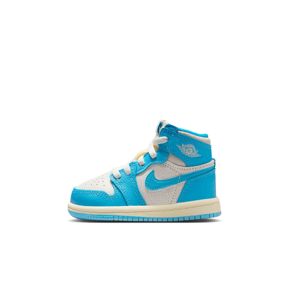Toddler&#39;s Air Jordan 1 Retro High OG &quot;UNC Reimagined&quot; - DK POWDER BLUE/DK POWDER BLUE-SAIL