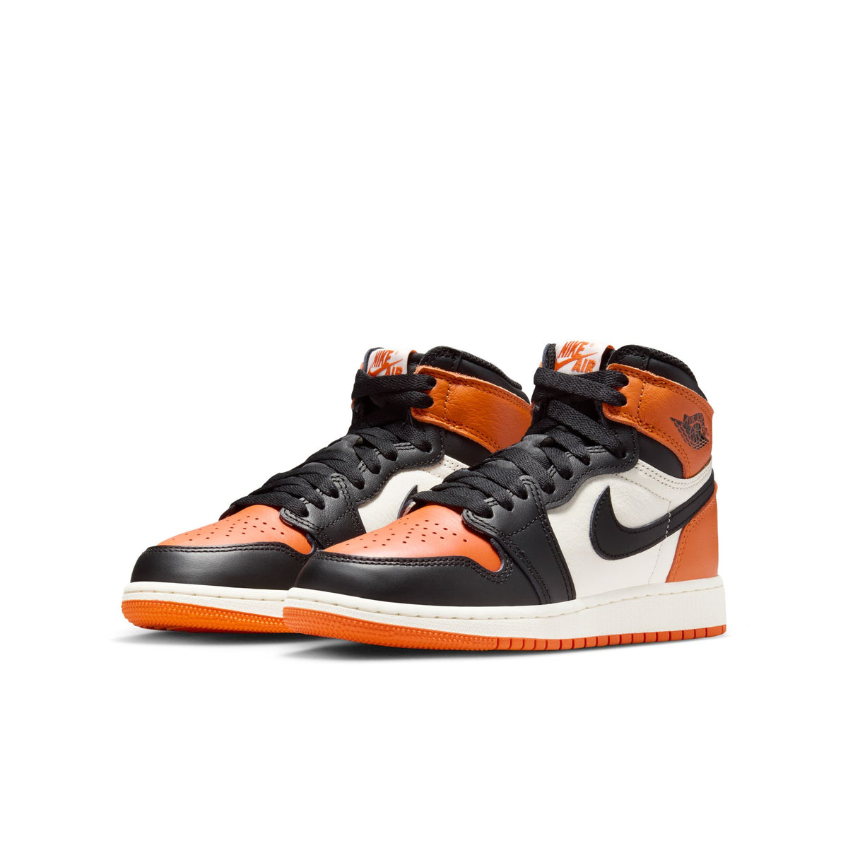 GS Air Jordan 1 Retro High Og - BLACK/BLACK-SAIL-STARFISH