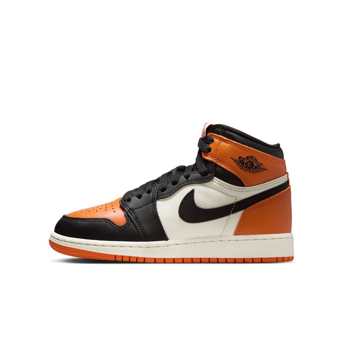 GS Air Jordan 1 Retro High Og - BLACK/BLACK-SAIL-STARFISH