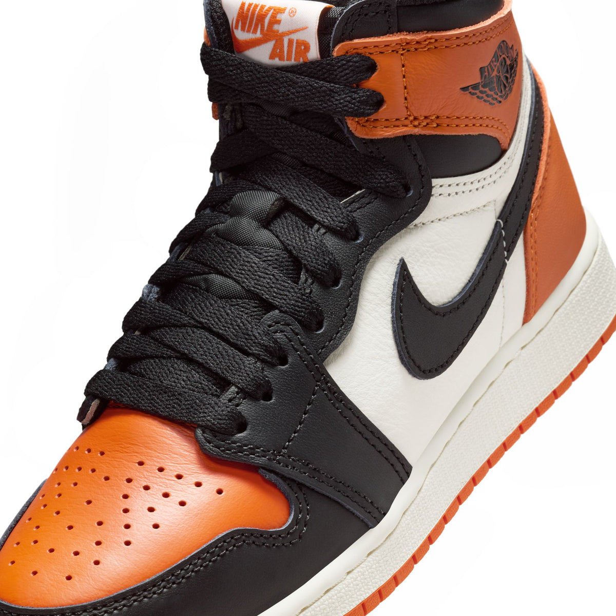 GS Air Jordan 1 Retro High Og - BLACK/BLACK-SAIL-STARFISH