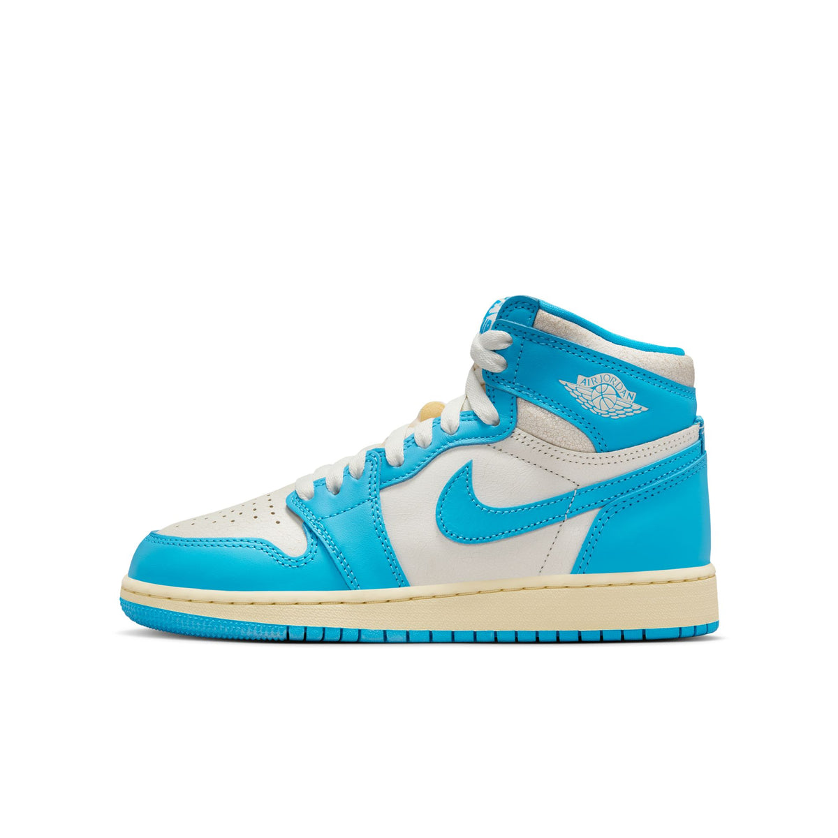 GS Air Jordan 1 Retro High OG &quot;UNC Reimagined&quot; - DK POWDER BLUE/DK POWDER BLUE-SAIL