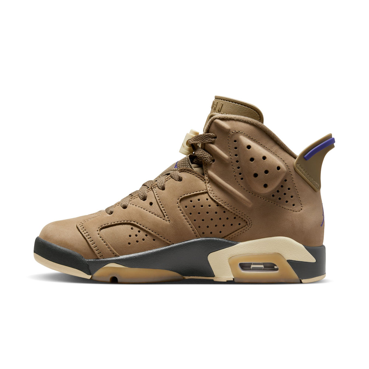 Women&#39;s Air Jordan 6 Retro-BROWN KELP/TEAM GOLD-SHADOW BROWN