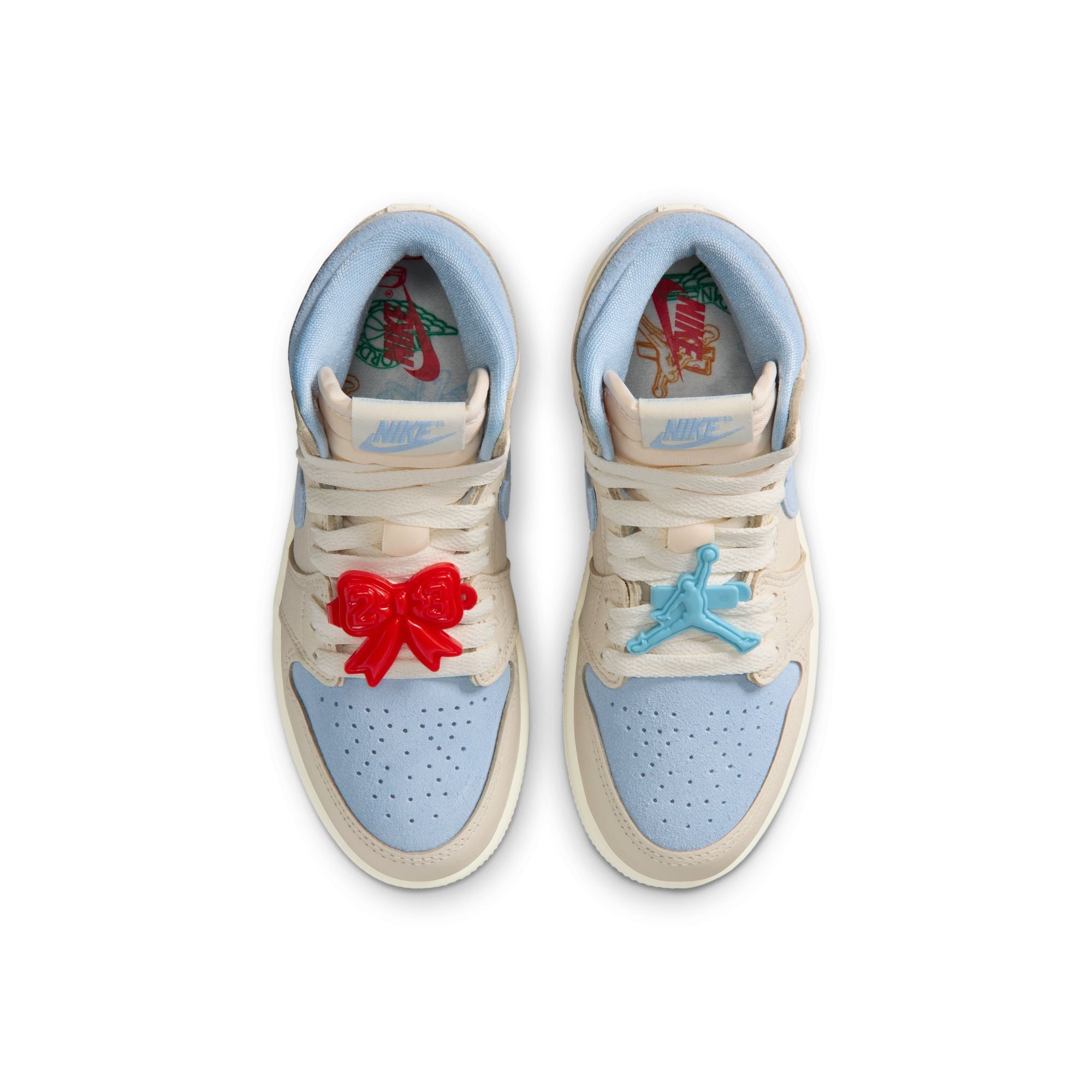 Toddler's Air Jordan 1 Retro High OG - PALE IVORY/PSYCHIC BLUE-COCONUT MILK