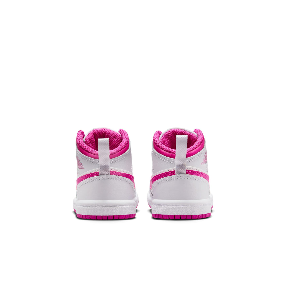 Toddler&#39;s Jordan 1 Mid - IRIS WHISPER/FIRE PINK-WHITE