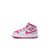 Toddler's Jordan 1 Mid - IRIS WHISPER/FIRE PINK-WHITE