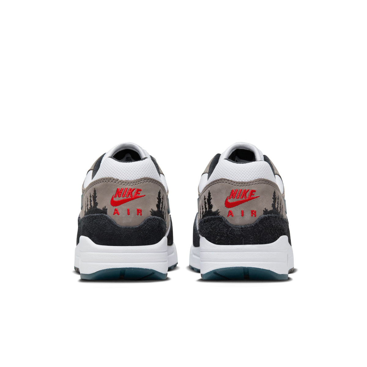 Men&#39;s Nike Air Max 1 Premium - WHITE/SLATE BLUE-BLACK-SOFT GREY