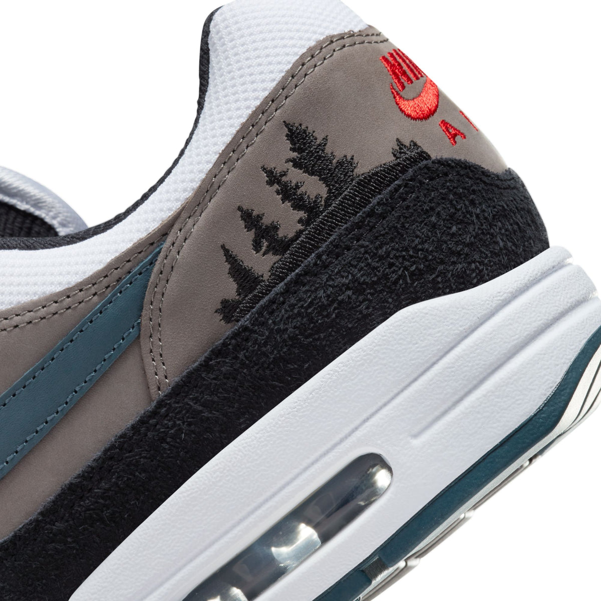 Men&#39;s Nike Air Max 1 Premium - WHITE/SLATE BLUE-BLACK-SOFT GREY