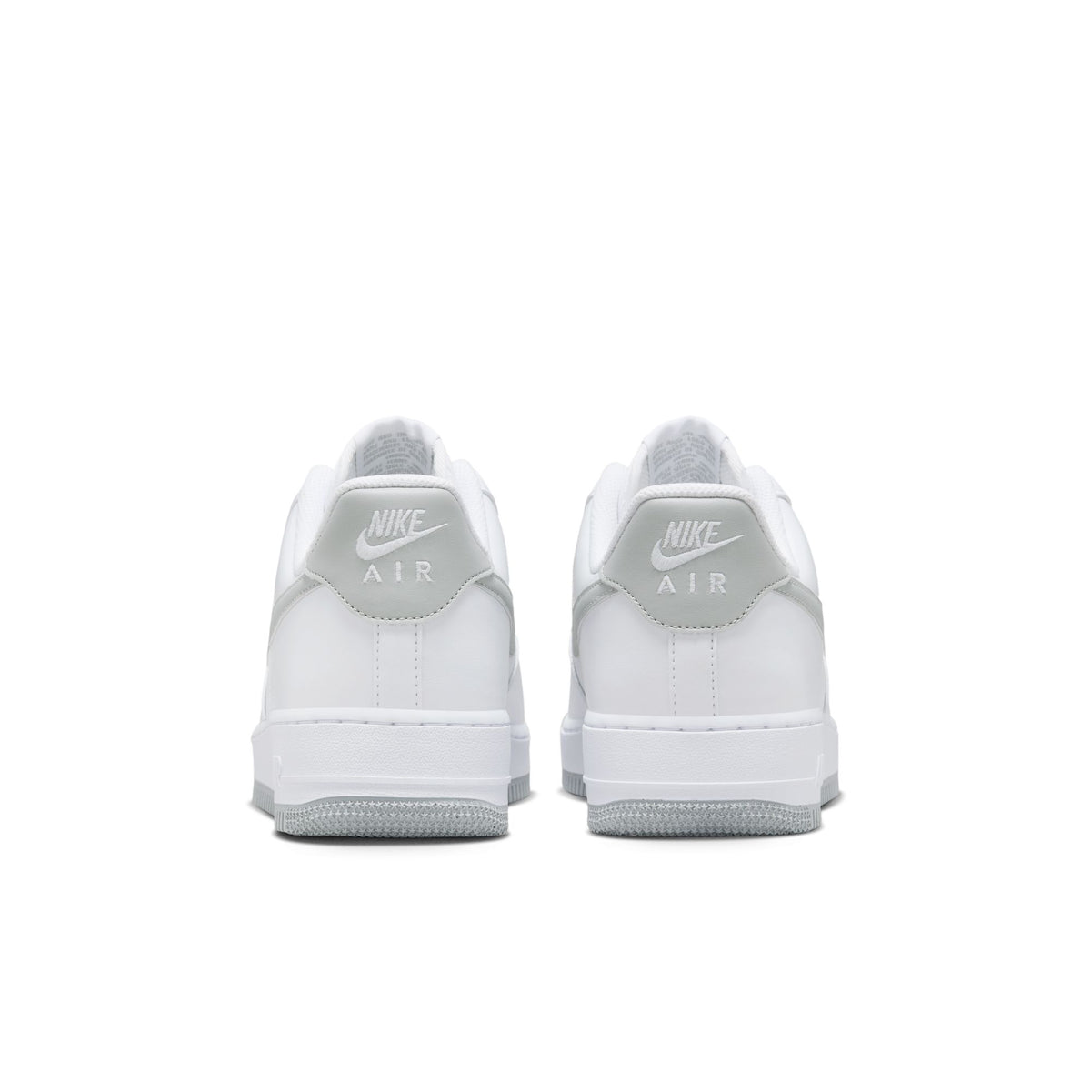 Men&#39;s Nike Air Force 1 &#39;07- WHITE/LT SMOKE GREY-WHITE