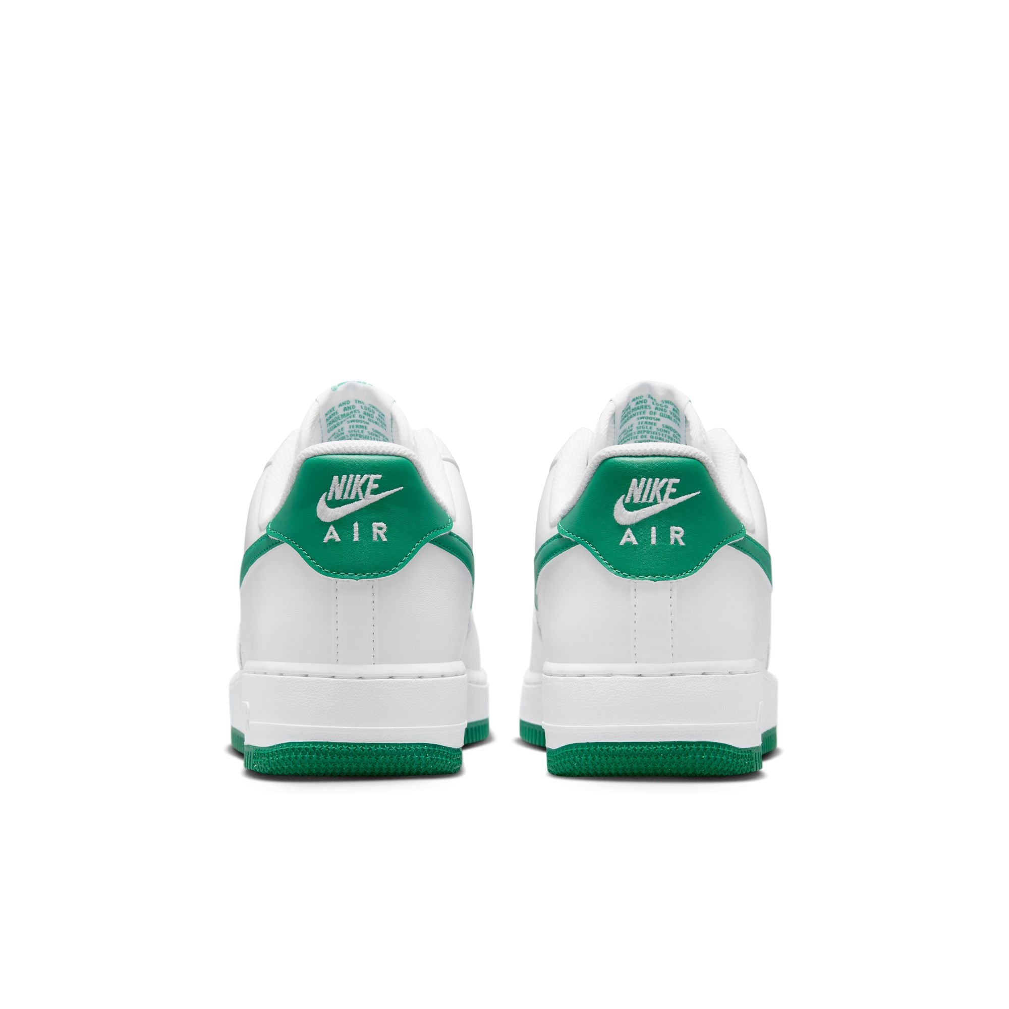 国内配送 NIKE AIR FORCE 1 '07 WHITE /MALACHITE-WHITE Men's Nike Air Force 1 '07-WHITE/MALACHITE-WHITE