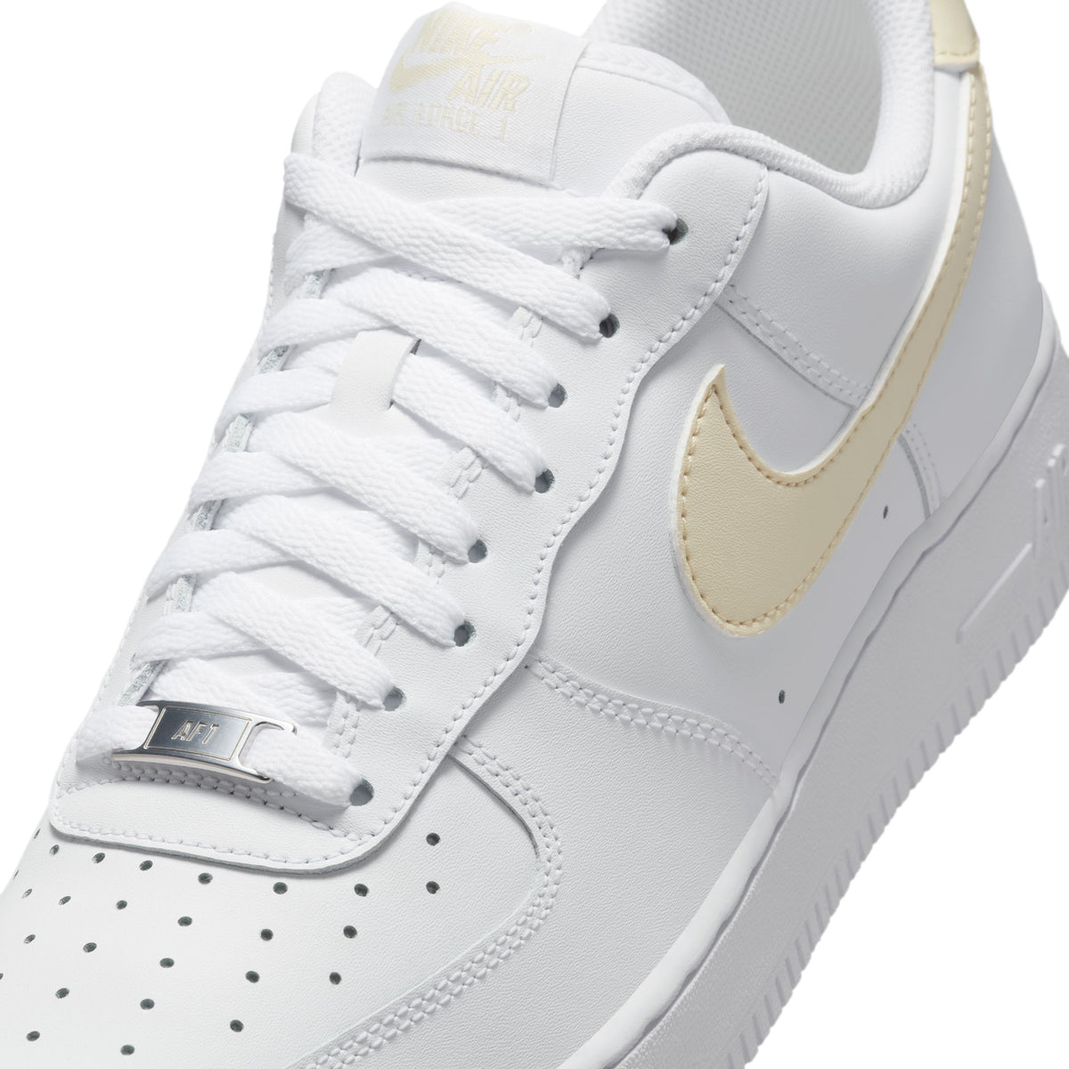 Men&#39;s Nike Air Force 1 &#39;07 - WHITE/LT KHAKI-WHITE