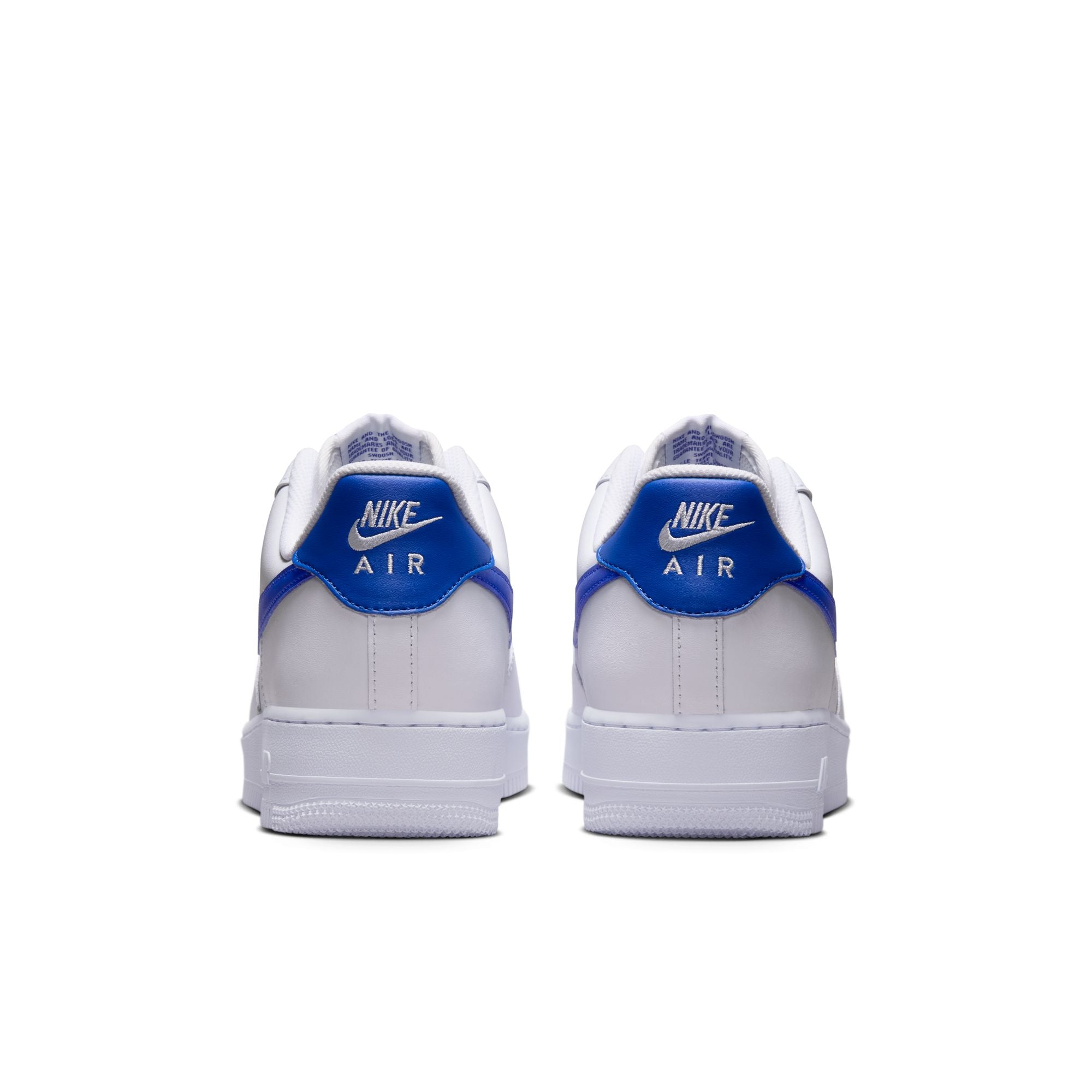 Men's Nike Air Force 1 '07 - WHITE/HYPER ROYAL-WHITE