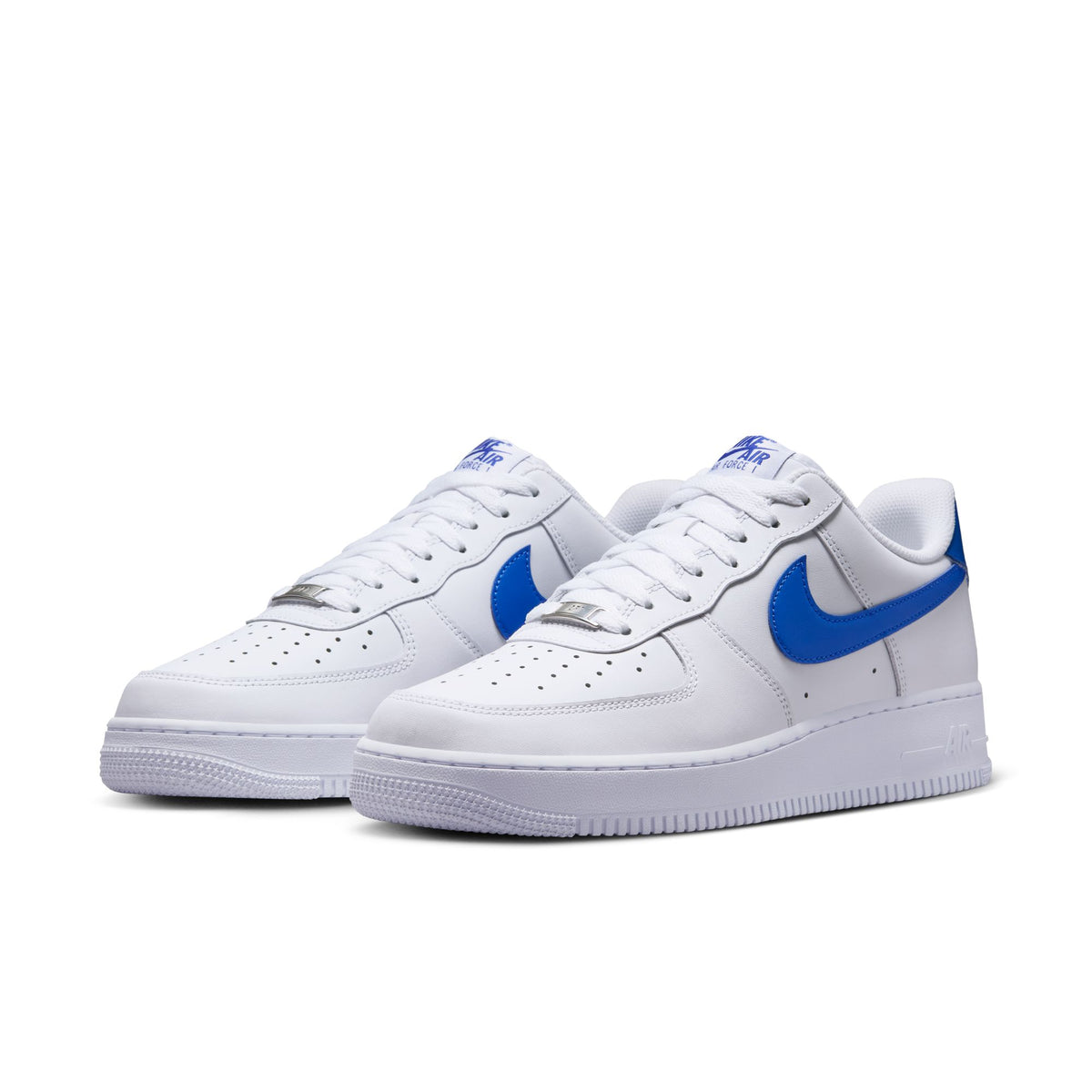 Men&#39;s Nike Air Force 1 &#39;07 - WHITE/HYPER ROYAL-WHITE