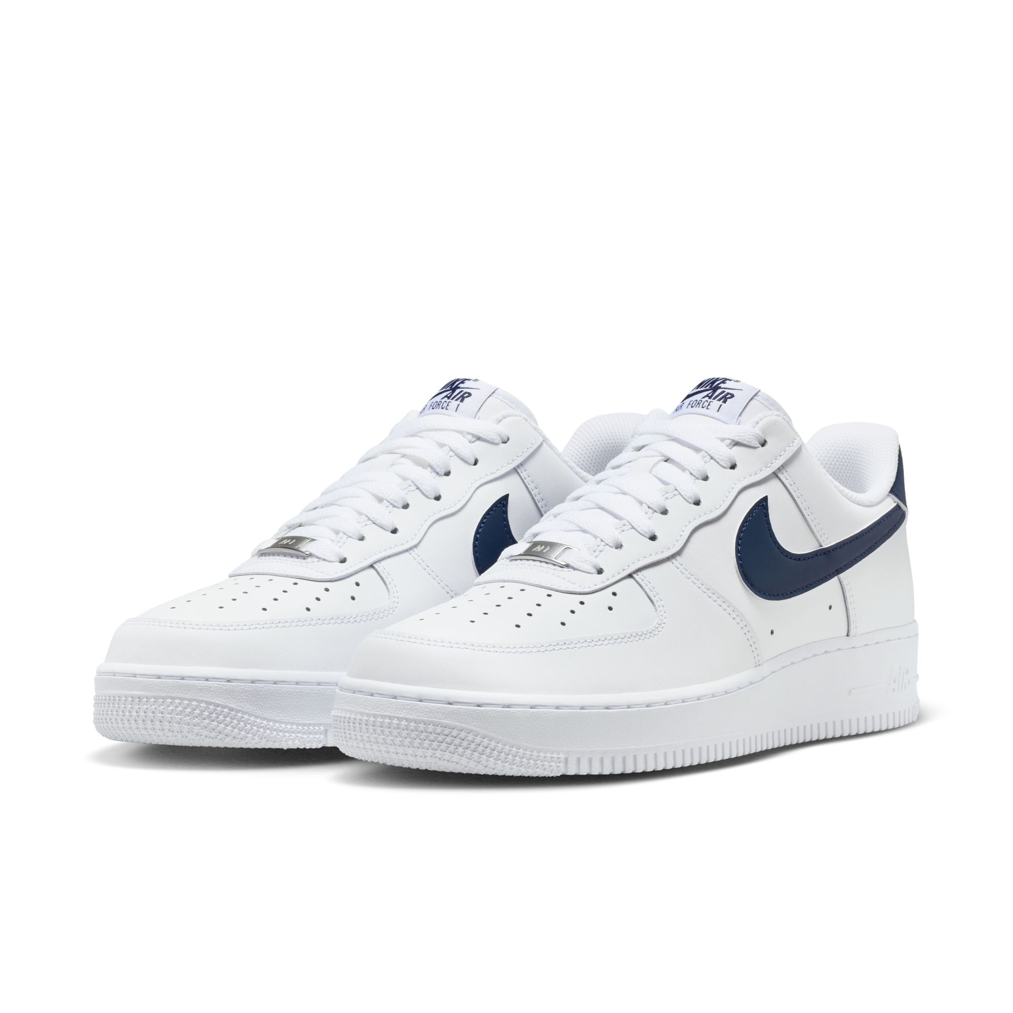 Men's Nike Air Force 1 '07 - WHITE/COLLEGE NAVY