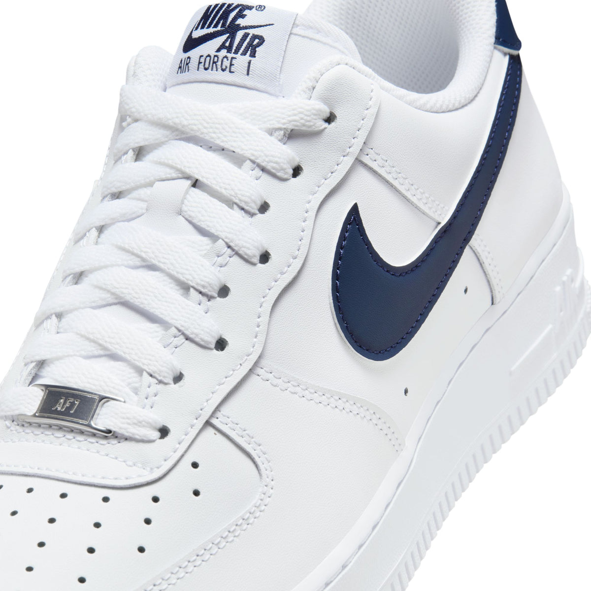 Men&#39;s Nike Air Force 1 &#39;07 - WHITE/COLLEGE NAVY