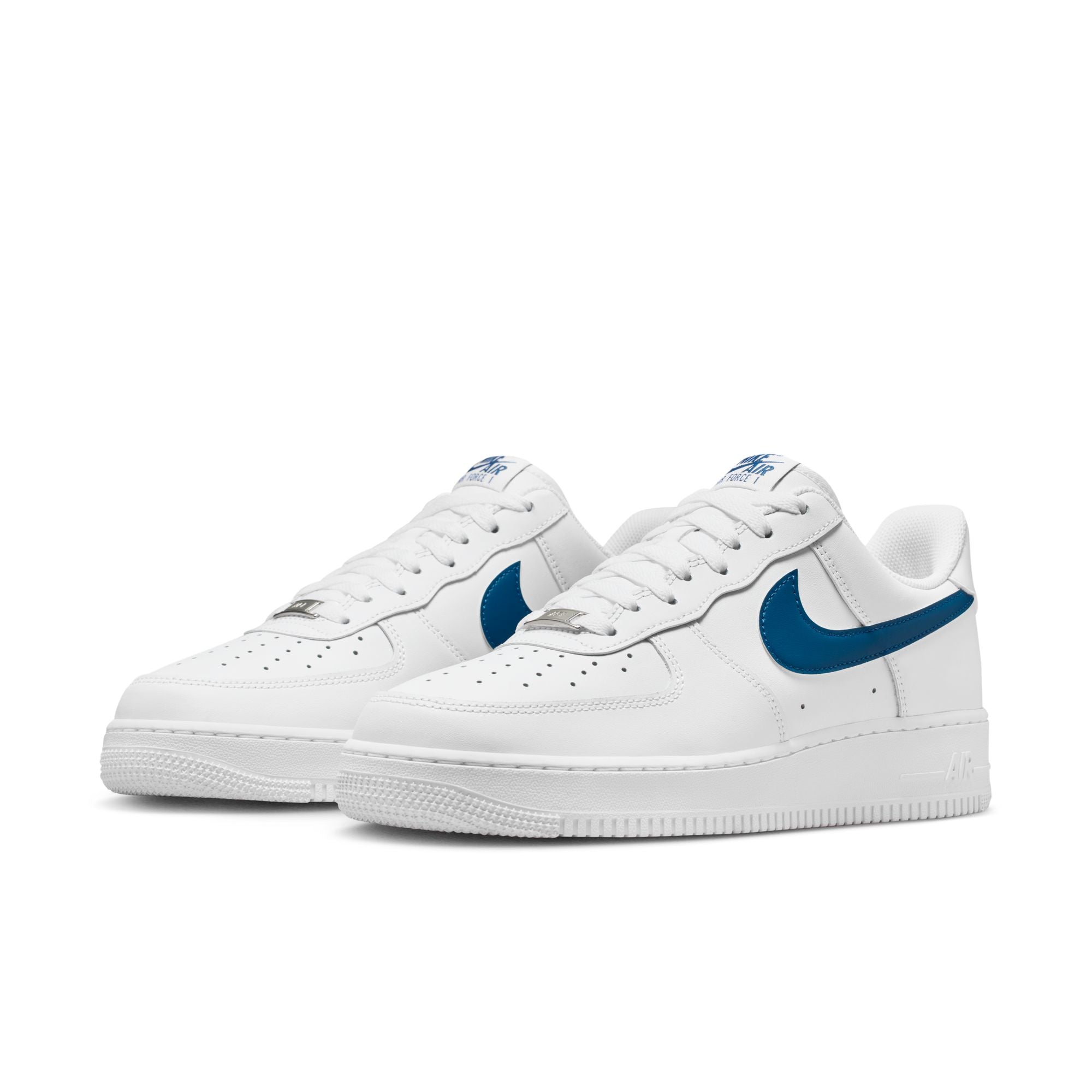 Men's Nike Air Force 1 '07 - 
WHITE/COURT BLUE-WHITE