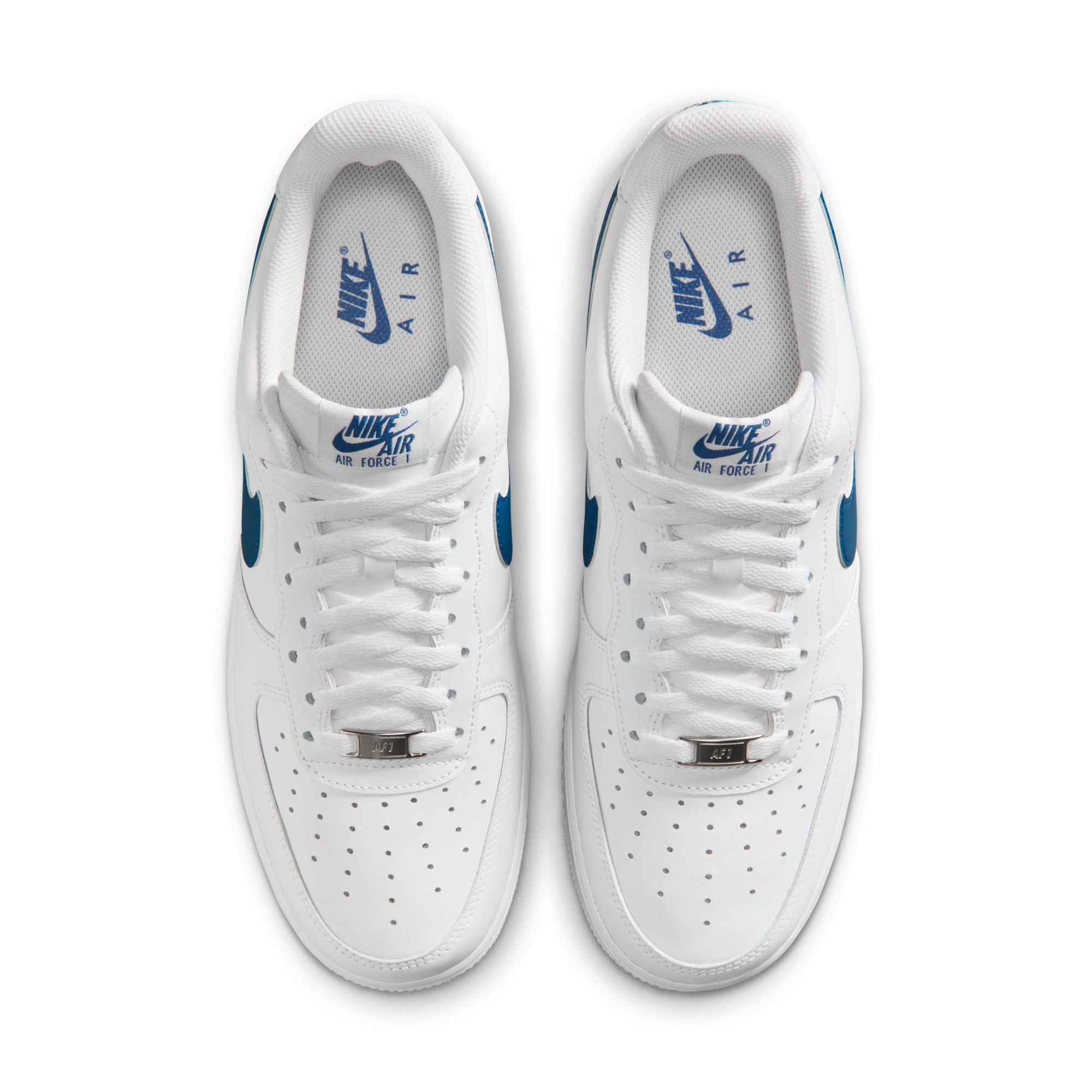 Men's Nike Air Force 1 '07 - 
WHITE/COURT BLUE-WHITE