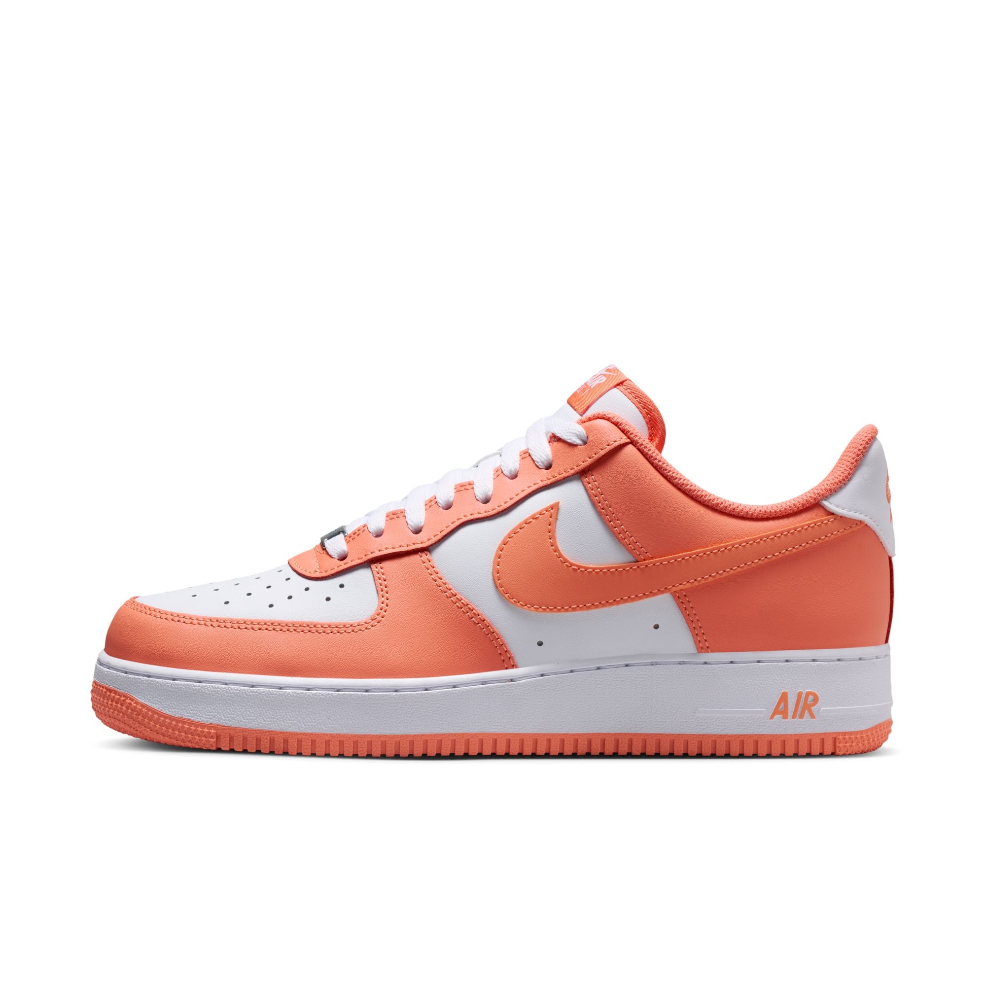 Men's Nike Air Force 1 '07 -  WHITE/ORANGE FROST-WHITE
