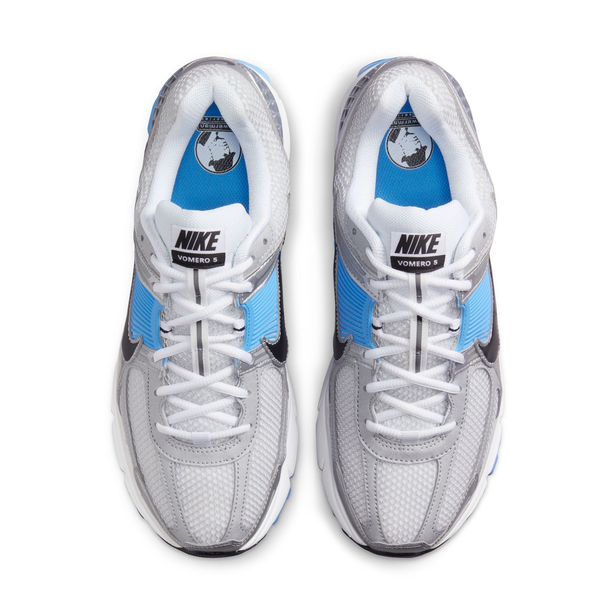 Men's Nike Zoom Vomero 5 - WHITE/BLACK-PURE PLATINUM