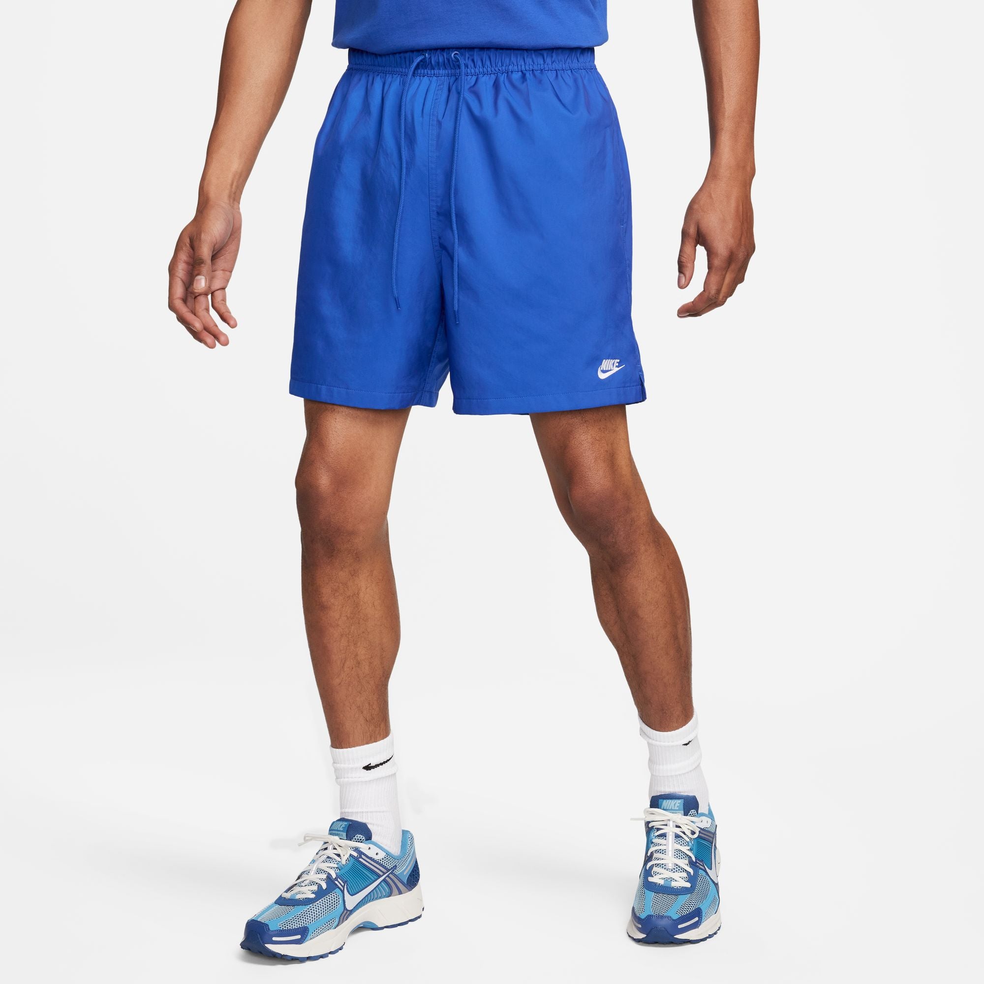 Men's Nike Woven Flow Shorts - GAME ROYAL/WHITE